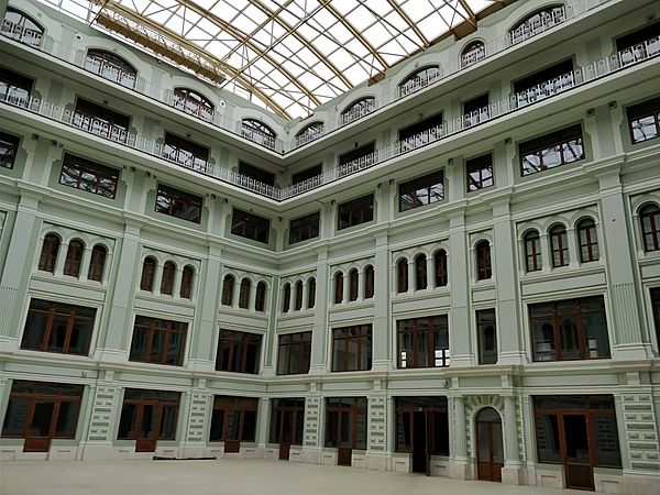 фасад дома, здание по адресу г Москва, Ветошный пер, д 13 